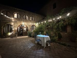   at Osteria Del Vicario in Certaldo