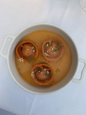   at Osteria Del Vicario in Certaldo