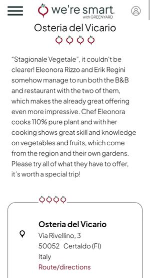  at Osteria Del Vicario in Certaldo