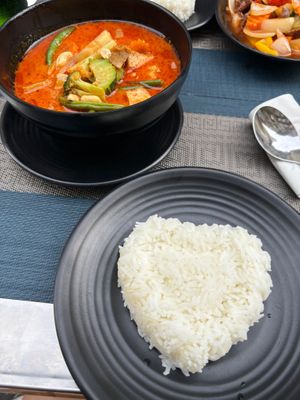 Masaman Curry with Tofu (20chf) at Tab Tim Thai II in Bern