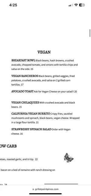   at The Grill at Point Pinos in Pacific Grove