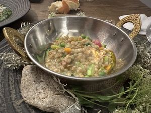 Wheat risotto with vegetables   at ANDRé in Sofia