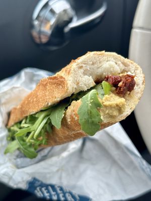 Hummus sandwich at Helen's Bakery  in Middelburg