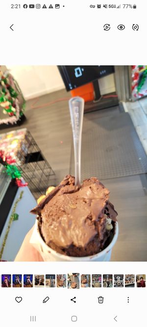 Vegan ice cream at Nuts Factory in New York City