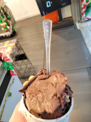 Vegan ice cream at Nuts Factory in New York City