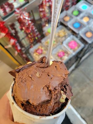 Vegan ice cream at Nuts Factory in New York City