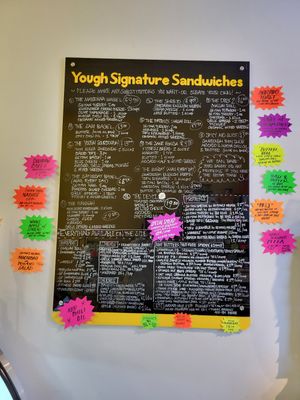 So many options! at Yough in Brooklyn