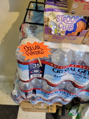 $1 water at Yough in Brooklyn