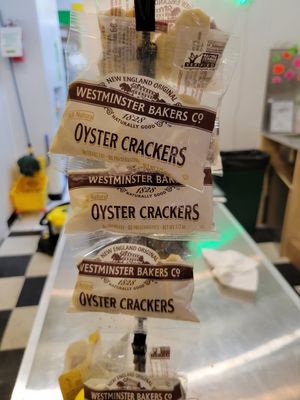 Oyster crackers for soup! at Yough in Brooklyn