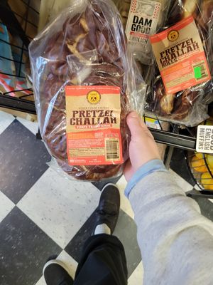 Pretzel challah! at Yough in Brooklyn