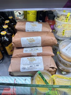 Yough also sells premade sandwiches from Secret Vegan Kitchen, which supplies their deli slices for sandwiches  at Yough in Brooklyn