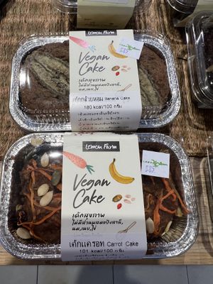 Vegan cakes  at Lemon Farm - Prasert-Manukitch Rd in Bangkok