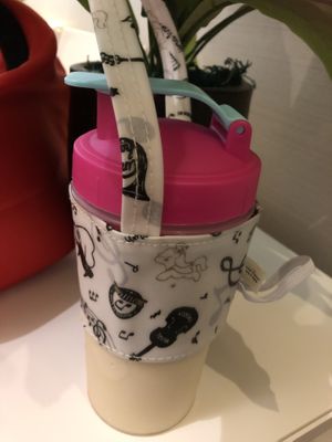 Soy milk in my own bottle  at Mr Bean - Square 2 in Central Singapore