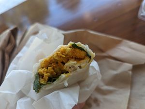 Breakfast Wrap at West Bay Cafe in Victoria