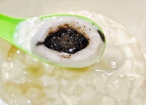 Sesame rice ball at Mr Bean -  Sun Plaza in North Singapore