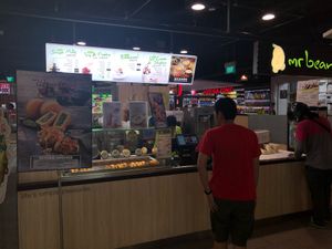 Shop front at Mr Bean -  Sun Plaza in North Singapore