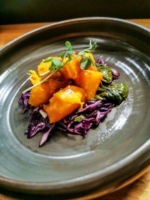 Vegan Main 2 : roasted sweet potato at Nuances - Restaurant in Nice