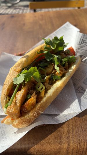 Vegan Banh mi €9, delicious!  at Nón Lá in Utrecht