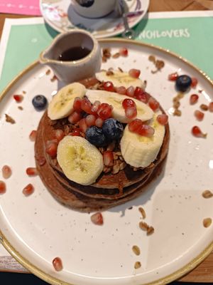 Healthy Pancakes (vegan) at Brunch Republic  in Padua