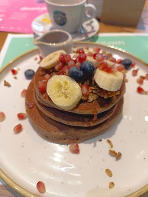Healthy pancakes at Brunch Republic  in Padua
