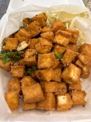 Salt and pepper tofu  at Xo Chinese Food in Las Vegas