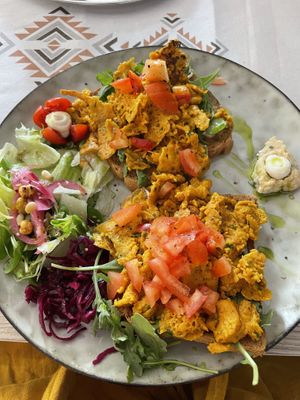 Martin Luther King vegan  at La Liberta in Graz