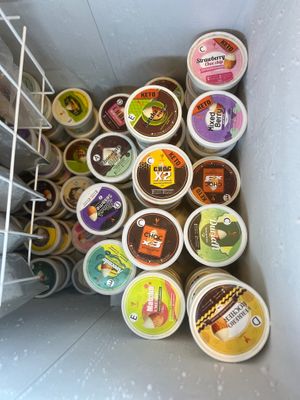 Ice cream tubs at YoungMindTai - Youngไม้ตาย in Bangkok