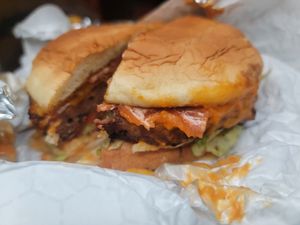 The One Night Stand - best vegan bacon I've tried at Slutty Vegan in Dallas