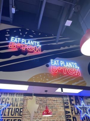 Caption this   at Slutty Vegan in Dallas