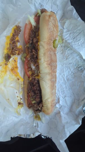 Philly cheese steak. Forgot what the actual sandwich was called though. Quite tasty at Slutty Vegan in Dallas