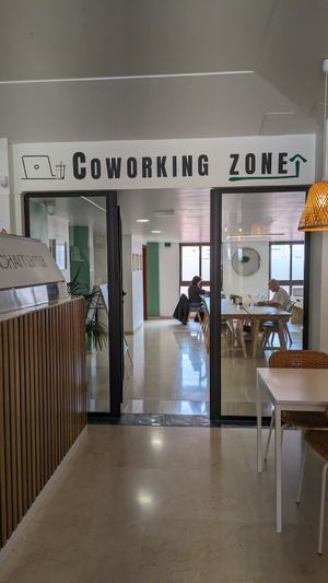 Co working space at My Protein Chef in Tenerife