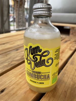 Ginger and lemon kombucha   at My Protein Chef in Tenerife