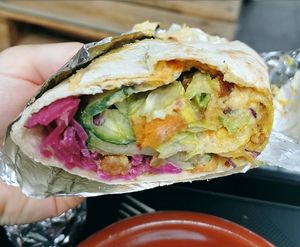 Libanés wrap at My Protein Chef in Tenerife