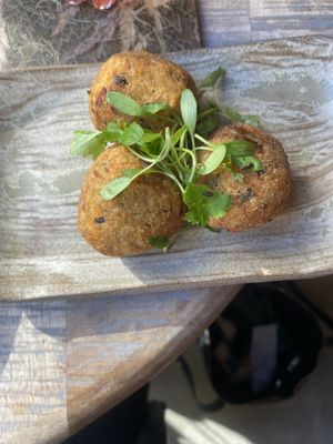 Vegetable balls  at TATI in Budapest