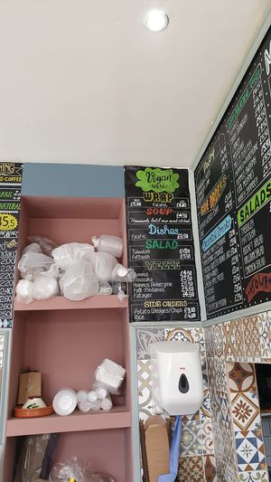 Some menu options   at Fennec & Parsley in North London