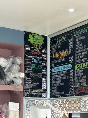 Vegan options   at Fennec & Parsley in North London