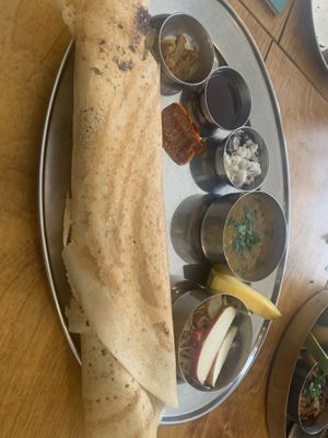 Dosa masala   at Manjit's Kitchen in Leeds