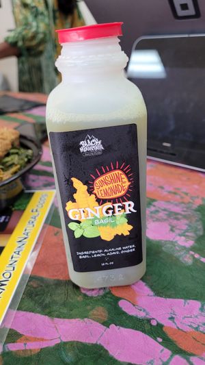 Ginger Basil Lemonade at Black Mountain Natural Foods - Maybe closed in Atlanta