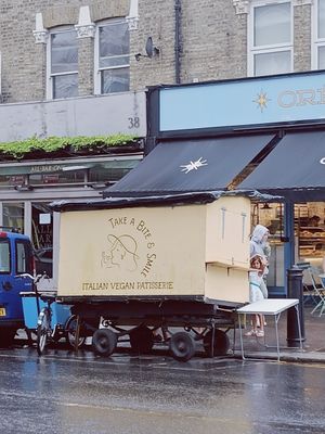The stall at Take A Bite And Smile in London