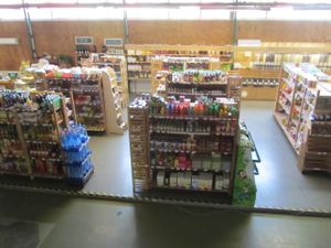 interior, taken from buffet upstairs at Mahemarket - Parim Pood in Tallinn