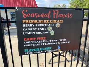 Menu  at Jubie's Creamery in Fairborn