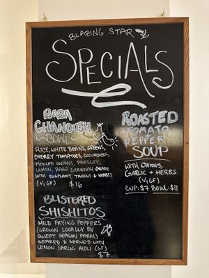 Specials   at Blazing Star  in Decorah