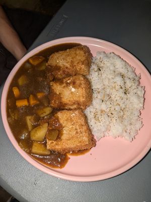 Katsu curry at Drunken Sushi in Siargao