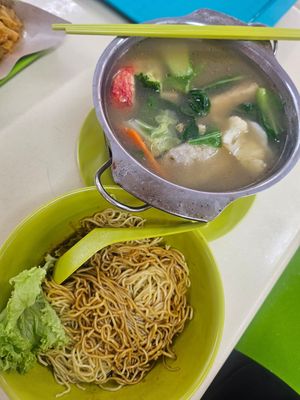小碗面 ~ 13/10/23 at Gan Taste 颜味素食 in Central Singapore