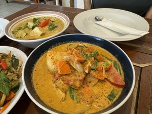 Massaman Curry  at Anchan Vegetarian Restaurant in Chiang Mai