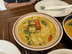 Green Curryy  at Anchan Vegetarian Restaurant in Chiang Mai