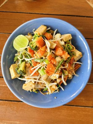 Pad Thai (120 THB)  at Anchan Vegetarian Restaurant in Chiang Mai