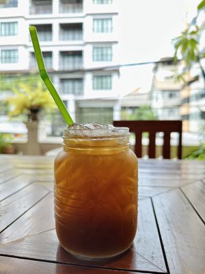 Tamarind iced tea (50 THB)  at Anchan Vegetarian Restaurant in Chiang Mai