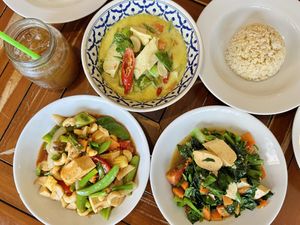   at Anchan Vegetarian Restaurant in Chiang Mai