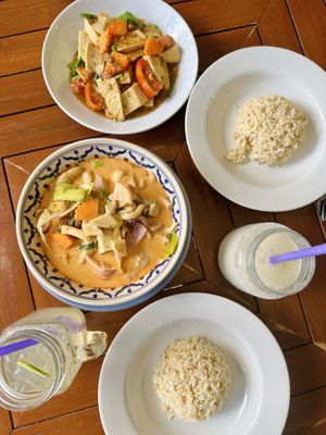   at Anchan Vegetarian Restaurant in Chiang Mai